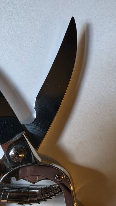 Foarfecă profesională Kretzer Solingen 5013 – Made in West Germany – NOUĂ – mânere din lemn – în cutie