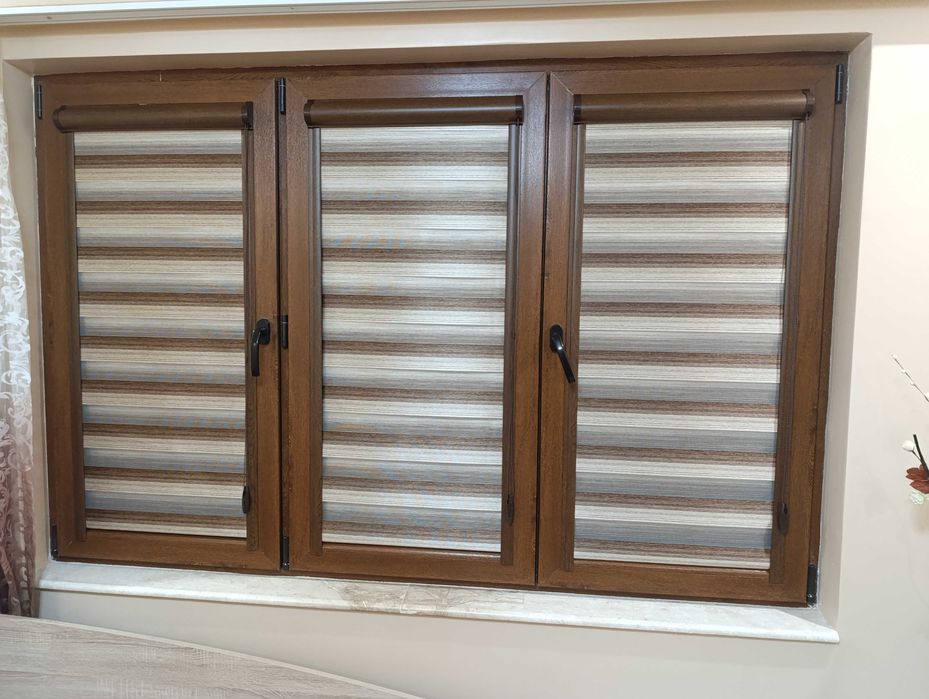 Щори ден и нощ с алуминиева кутия и водачи,По индивидуални размери