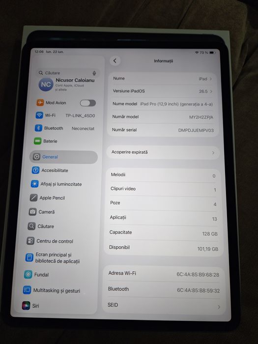 iPad Pro gen a 4-a 12,9