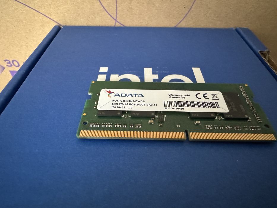 Memorie RAM Laptop 4GB ADATA DDR4 2400MHz PC4-2400T 1.2V CL17