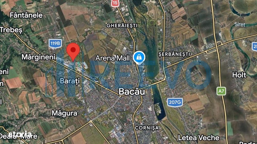 Teren intravilan parcelat 13 loturi, Mărgineni