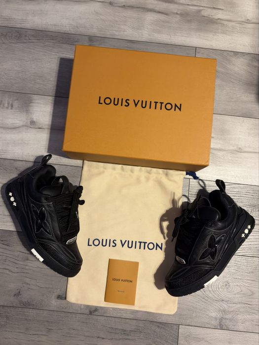 Louis Vuitton Skate Black Leather