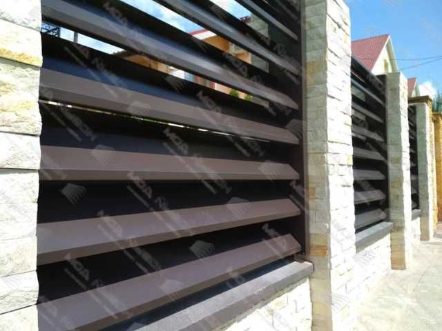 Забор жалюзи еврозабор