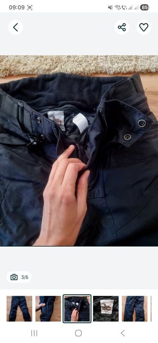 Pantaloni moto impermeabili cu protectii Flying Eagle