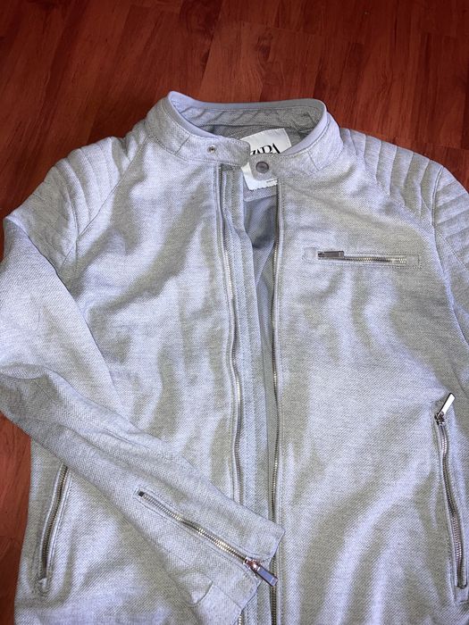 Geaca Zara Biker Alba