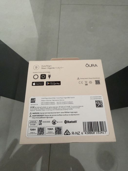 Oura Ring 4 size 9 silver • NOU / SIGILAT •