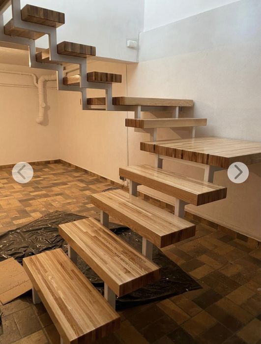 Trepte blaturi scari lemn frasin stratificat