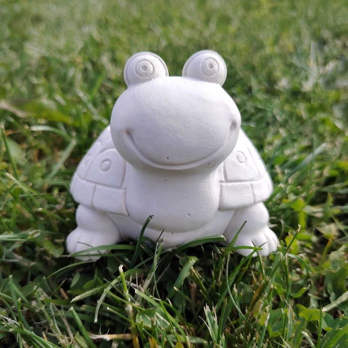 Figurina din ipsos Broscuta-Ghiveci - Saptamana Verde