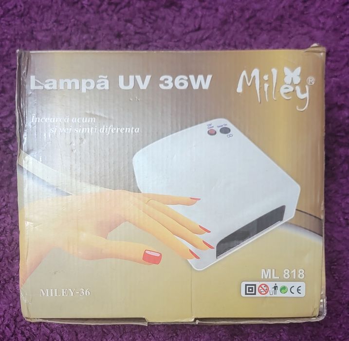 Lampa UV Miley ML818 – 36W – folosită foarte puțin, în ambalaj