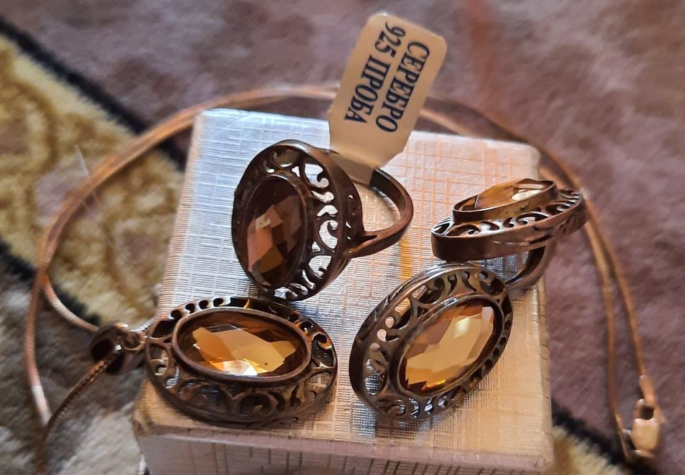 Продам Три Новых Серебрянных Набора (925) проба
