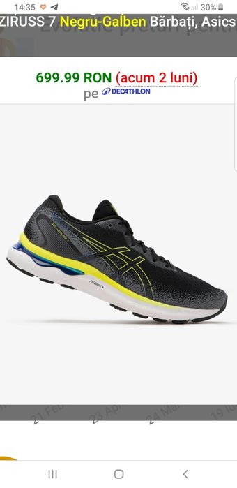Asics ziruss 7 alergare