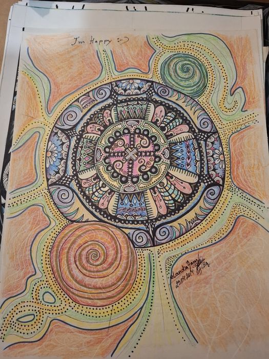 Мандали ръчно рисувани- цената е за 1бр.