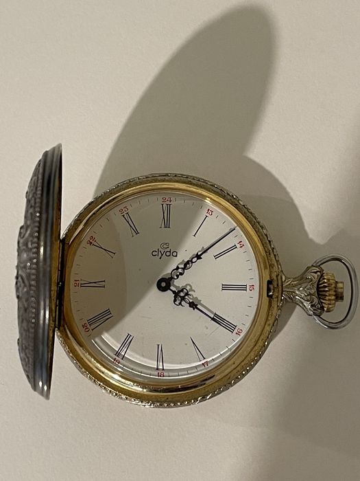 Ceas de colectie Clyda France Vintage suflat cu aur foarte rar
