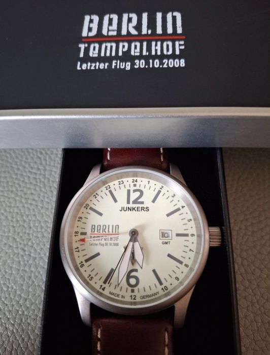 Ceas Junkers Berlin Tempelhof  Carcasa titan– Ediție Specială