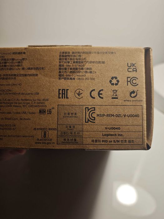 Camera web Logitech Brio 4K