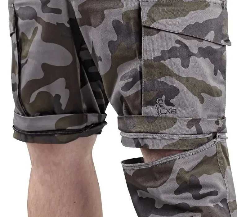 Мъжки камуфлажни панталони CXS Camo - 2в1 панталон/къси гащи