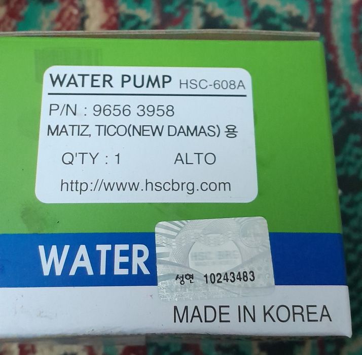 Помпа б/у для матиз бест жм кореа