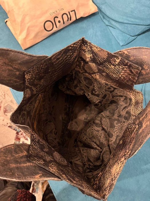 Голяма кафява чанта и лятна кошница 2 модела