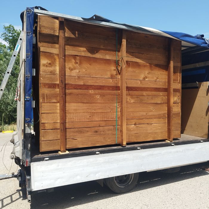 Транспорт с бус до 3.5т. С падащ борд // 8 палетен