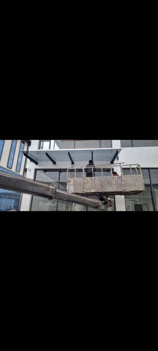 Стеклянный навесы душ кабины перила  стекляноя
