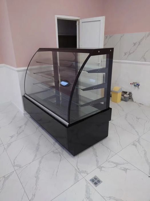 Vitrine cofetarie / patiserie / VDL 158 - Geam curbat