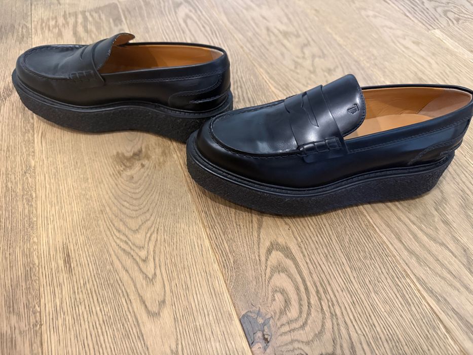 TODS black loafers
