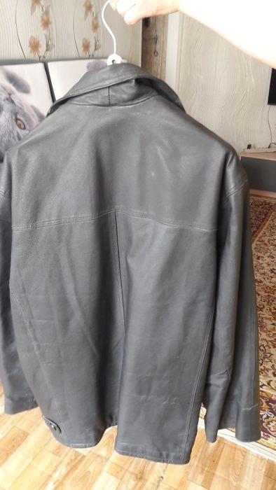 кожаная куртка мужская 6  XL