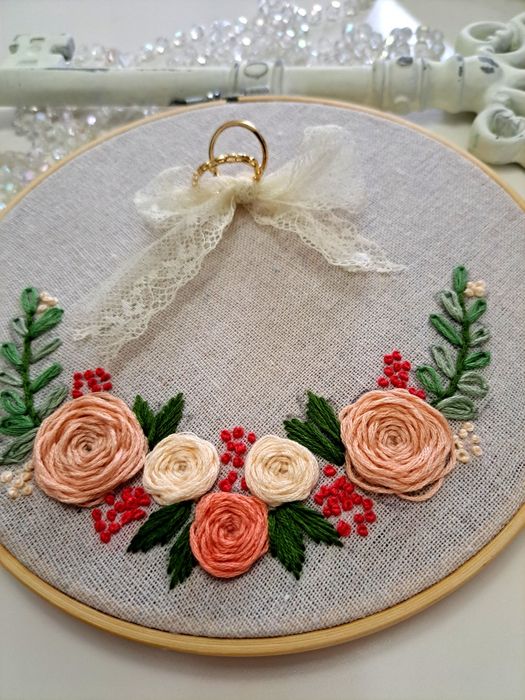 Gherghef brodat verighete