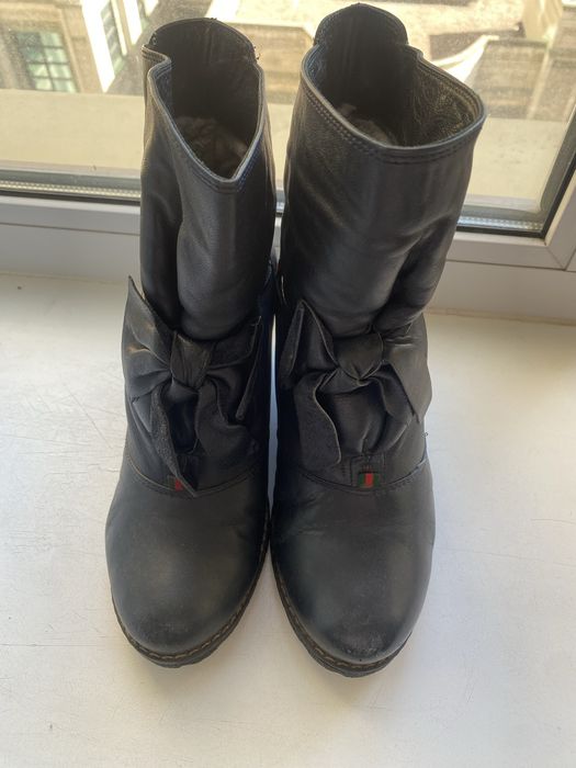 Сапоги женские на платформе