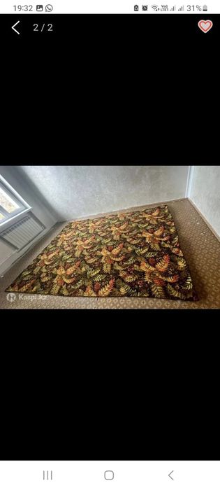 Ковер шерстяной отличном состоянии