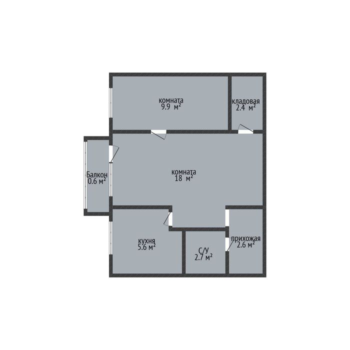 Продажа 2-комнатной квартиры