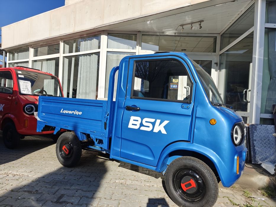 Nou ! 2026, Fara Permis ! Camioneta electrica, motor 1500w, model BSK Lavorino, acumulator 58AH, viteza maxima 25km/h
