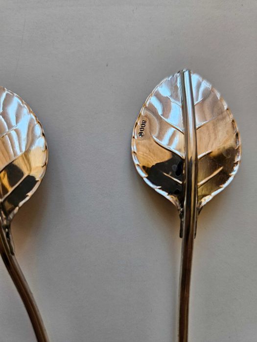 Сребърни коктейлни лъжички - 4 бр. - 800 сребро