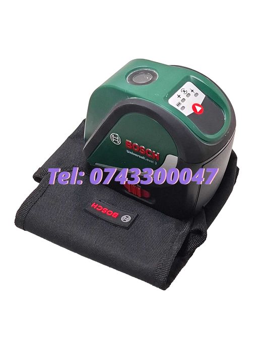 Bosch Universal Level 2 Nivela Laser Cu 2 Linii Rosii Sh