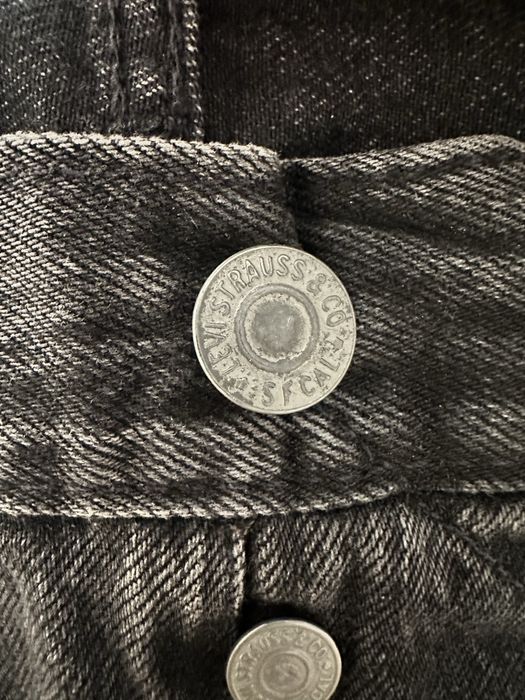 Мъжки черни дънки Levi’s 501