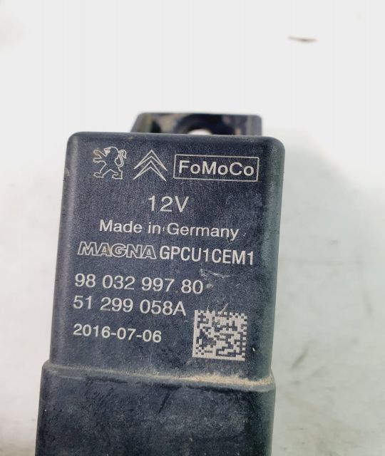 Releu bujii incandescente 1.5 tdci 9803299780 Ford Focus 3  [din 2011 pana  2015] seria