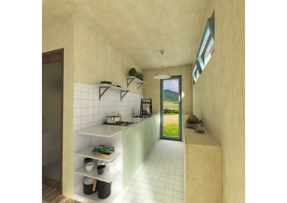 Бунгало, Къща, Къщи, Фургони, Контейнери, Гаражи 28.5м2 - 7.70 х 3.50