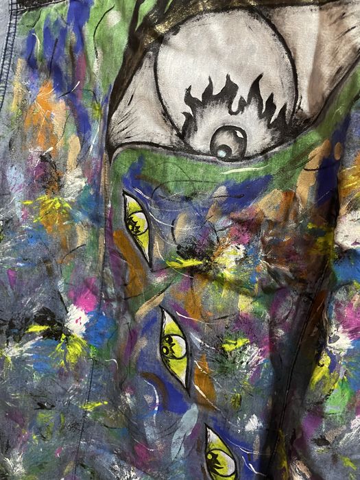 Geaca Denim UNICATA - Pictata manual