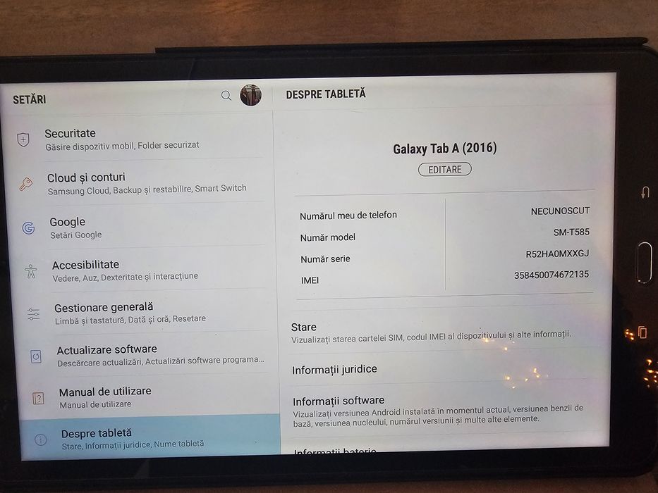 Tableta samsung 4 G - T585