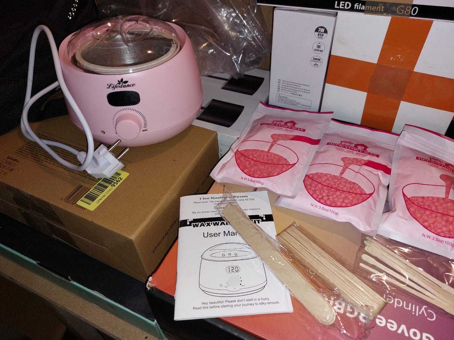 Epilator Lifestance Waxing Kit pentru toate tipurile de păr