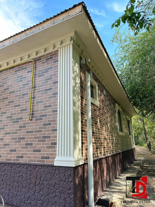 Мраморный кирпич для фасада