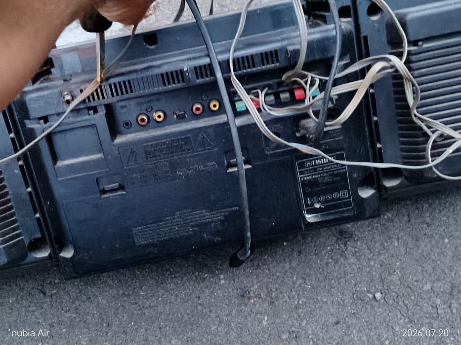 Radio casetofon Fisher model Ph-w803rlo