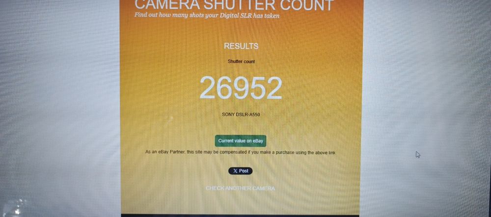 DSLR Sony A550 alpha