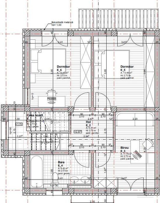 De vanzare case proiect nou Budiu Mic