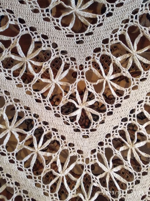 Шаль накидка ручной работы