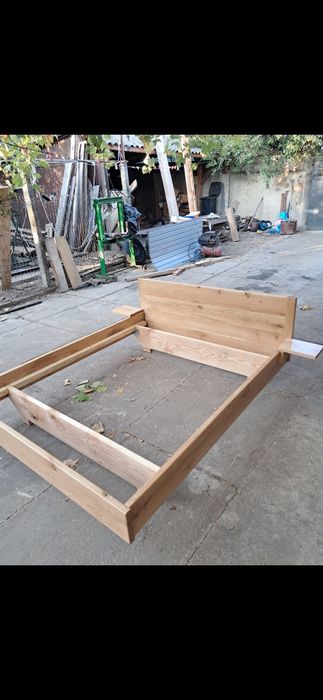 Pat plutitor lemn masiv