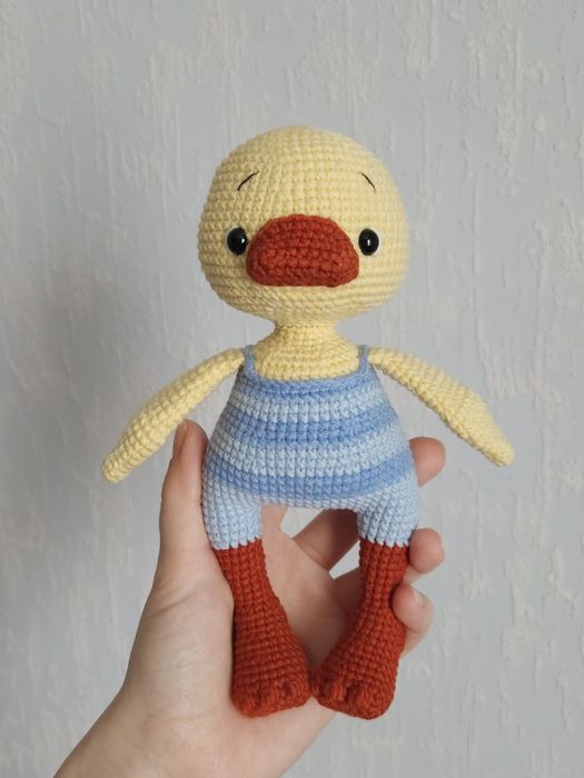 Плетена играчка пате