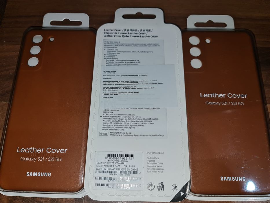 Husa piele originala Samsung Leather Cover Galaxy S21 5G G991