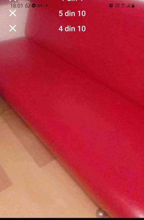 Vand canapea rabatabilă cu ladă de depozitare