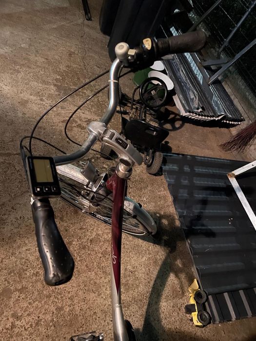 Bicicleta electrica cu remorca